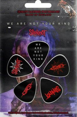 SLIPKNOT PLEKTRUMSET GUITAR PICK SET # 2 WE ARE NOT YOUR KIND PLEK PLEKTRUM