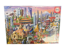 Educa Asia Landmarks 1500 Piece Jigsaw Puzzle   NEW