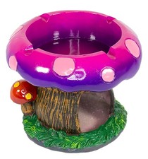 Fujima Mushroom House Ashtray - 5.5" x 4.5" Ashtray, Sturdy and Whimsical