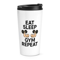 Gift Base Isolier-Reisebecher 16Oz Weiß Metall 1 StüCk Fitness Humor Tasse