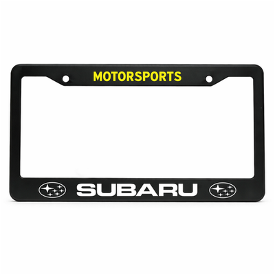 #ad #ad Subaru Motorsports 12x6 in US Standard License Plate Frame Aluminum Metal $22.50