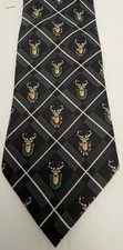 Christmas Deer Heads Mounted With Wreaths Tie Great For Holiday Parties