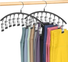 Legging Organizer for Closet,Leggings Hangers for Closet 2 Pack Pants Hangers...
