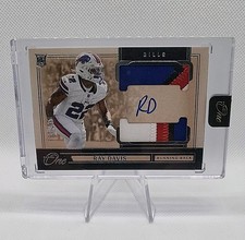 2024 Panani One Football - Ray Davis Patch Auto /199 #50 RC - 4 Color Patch