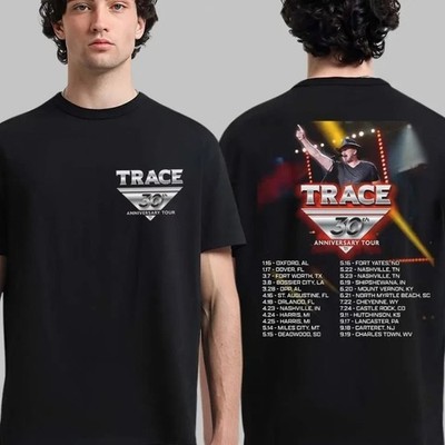 Trace Adkins 30th Anniversary Tour 2026 North America City Dates Two Sided Shirt