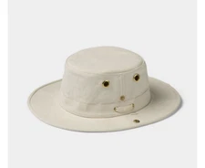 TILLEY T3 Vintage WANDERER HAT CANVAS NATURAL WHITE 6 7/8 XTRA SMALL ENDURABLES