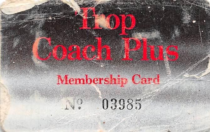 TropWorld Casino - Atlantic City, NJ - Paper Trop Coach Plus (Badly Damaged)