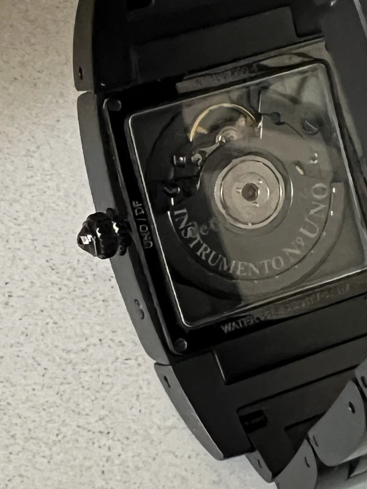 DeGrisogono Instrumento No. Uno Men's Watch automatic black stainless - Image 4 of 4
