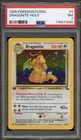 Pokemon Dragonite Fossil 1st Edition Holo Rare #4 PSA 7