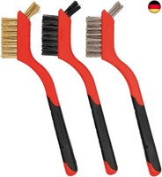 3-Teiliges ReinigungsbüRsten-Detailing-DrahtbüRsten-Set, Messing, Edelstahl, G