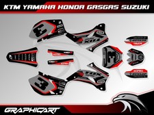 2006-2009 YAMAHA YZ 250F 450F GRAPHICS KIT DECALS 250 450 F YZ250F YZ450F 21mil