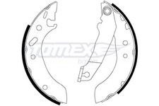 TOMEX Brakes Bremsbackensatz TX 20-53 für FORD