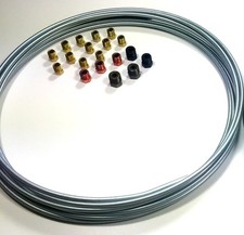 25 Ft 3/16 Brake Line Kit Steel Roll With Fittings