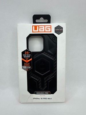 UAG Urban Armor Gear Monarch Pro Case Apple iPhone 16 Pro Black Carbon Fiber