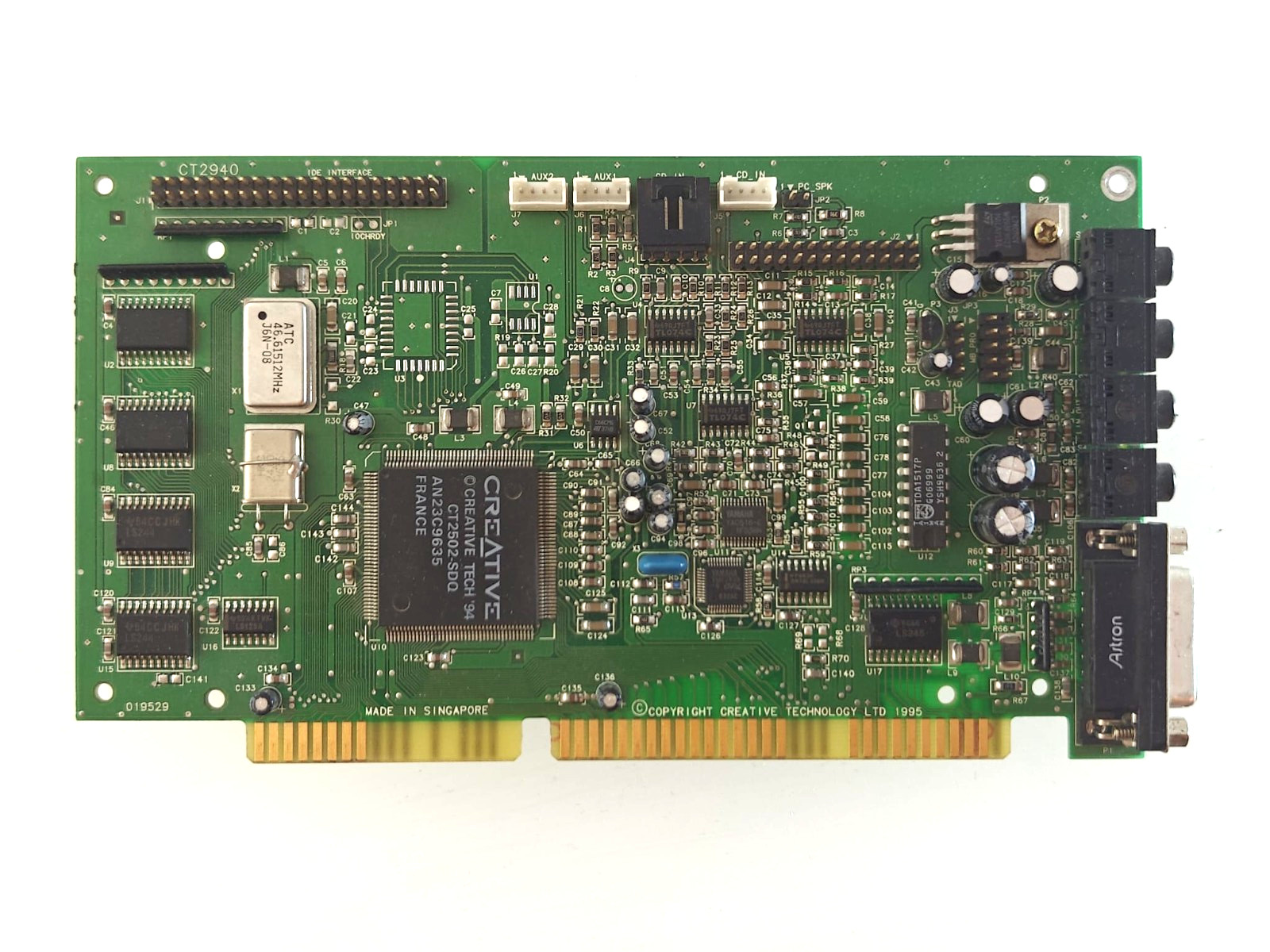Creative Sound Blaster 16 CT2940 VIBRA PRO 16 bit ISA Sound Card