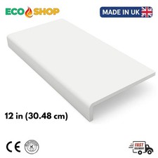 uPVC Window Sill Cover Capping Fascia Board 1m 1.5m White Over Cladding Trim
