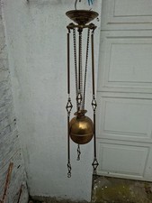 suspention ancienne MONTE ET BAISSE laiton