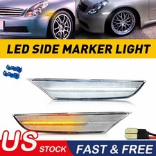 LED Side Marker Light Car Lamp 2pcs/Set For 2003-2006 INFINITI G35 Sedan Base X