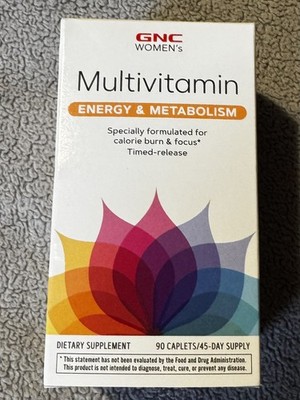 GNC Women Multivitamin Active Timed-Release Dietary Supplement 90 Caplets 11/26