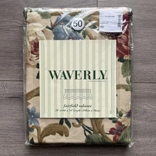 WAVERLY Fairfield Scalloped Valance Chianti Champagne 78 X 14 NWOT