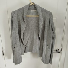 Ladies M S Indigo grey/silver cardigan size 18