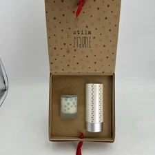 Stila Flaunt Set Of 2 Gardenia Body Shimmer And Votive Candle Vintage Gift Box