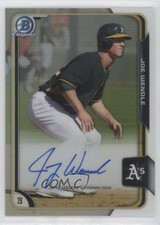 2015 Bowman Chrome Prospects Refractor 438/499 Joey Wendle Joe #BCAP-JW Auto 0g4