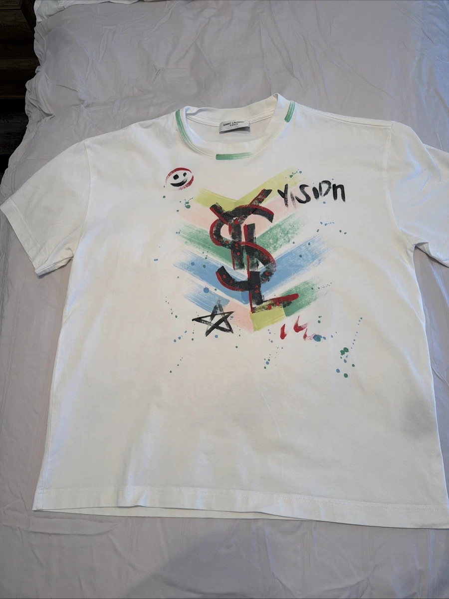 Saint Laurent White T-Shirts for Men for sale | eBay