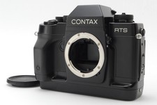  Near MINT Contax RTS III RTSIII 35mm SLR Film Camera Black Body From JAPAN