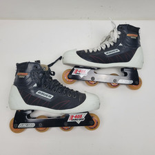 Bauer Supreme 1000 Hockey Skates Size 10 Inline SkatesWit Sure-Grip H-405 Plates