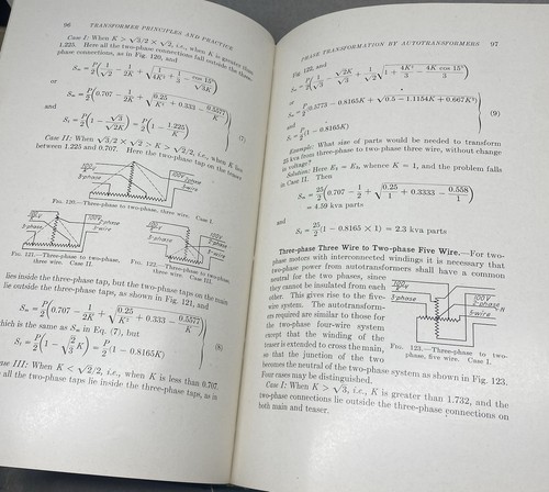 Vintage Electrical Book ~ Transformers Principles And Practice ~1937 ~ Gibbs - Picture 12 of 13