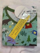 Little Sleepies HAPPY CAMPERS Two Piece Bamboo Viscose Pajama Set Size 16 New