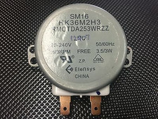 SHARP  MICROWAVE TURNTABLE MOTOR SM16 HK36M2H3 RMOTDA253WRZZ R350H SHMW253