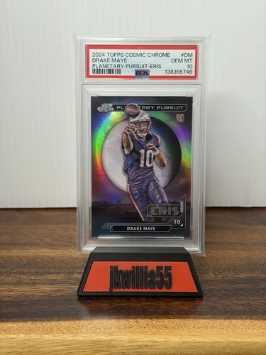 2024 Topps Cosmic Chrome - Planetary Pursuit Drake Maye #PPE-DM Eris (RC) PSA 10