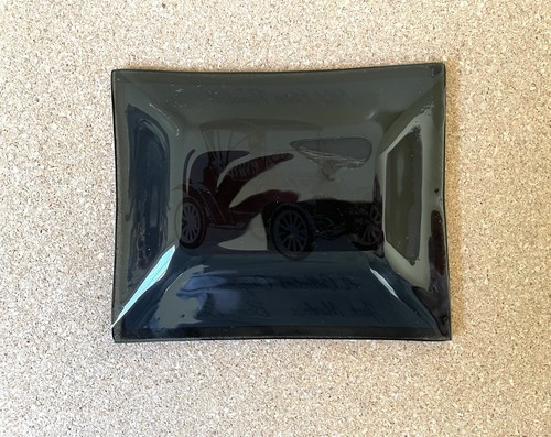 Vtg. Houze Glass Dealer Ashtray 1912 Buick Runabout With Box - Picture 2 of 3