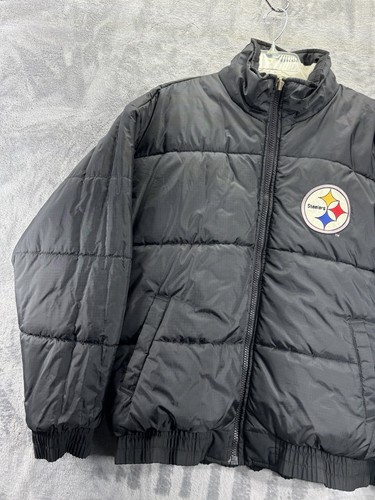 VTG Pro Player Pittsburgh Steelers Large Reversible NFL Experience Puffer Jacket - Picture 14 of 24