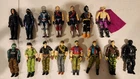 GI Joe Figure Lot 1980s Snake Eyes Cobra Commander More