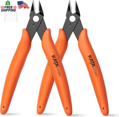 #ad KATA Micro Wire Cutters Pliers: Precision Flush Cutter Tool for Jewelry Making $13.82