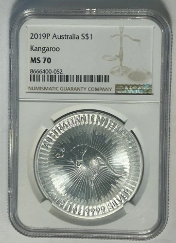 2019 P AUSTRALIA $1.00 KANGAROO NGC MS 70