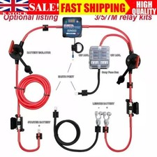 Battery Split Charge Relay Kit 12V 140A Digital VSR Sense Camper Vans