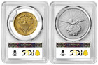 Presale 2026 W Flowing Hair Gold Coin & Silver Medal Set PCGS SP70 FDOI W/OGP #1 — photo 2
