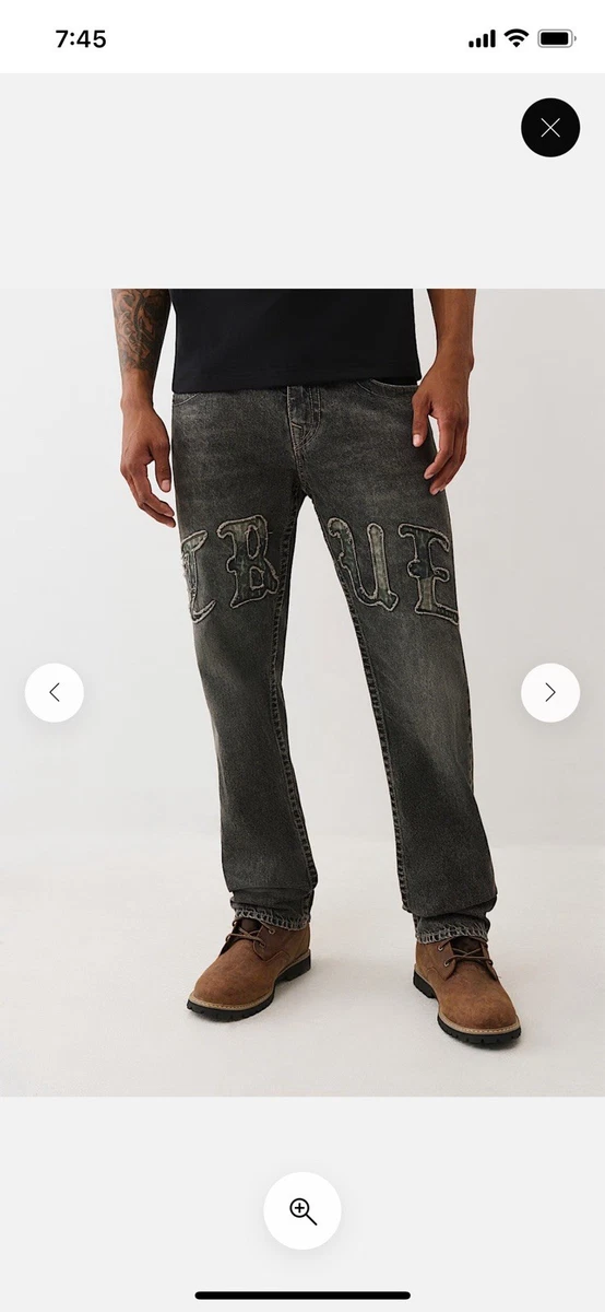 True Religion Black Jeans for Men in 32 Inseam for sale | eBay