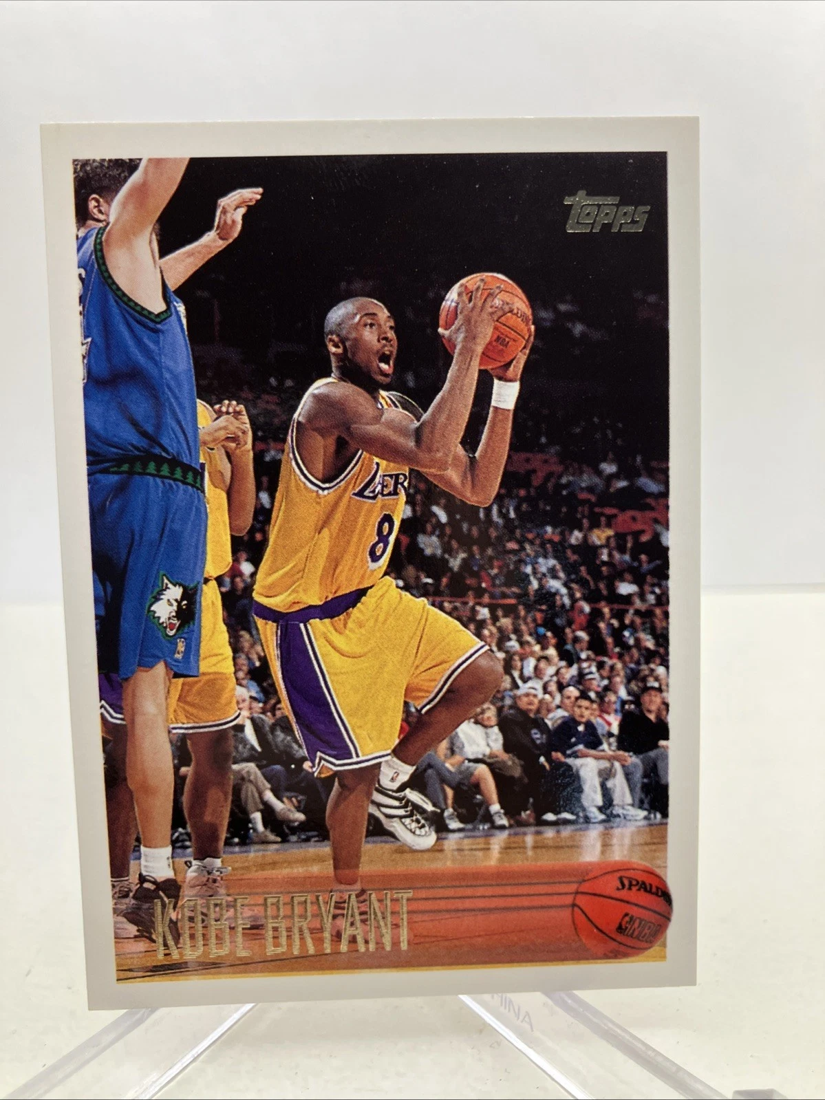 1996 Topps Basketball HOF Lakers RC Kobe Bryant #138 Rookie ROY view photos