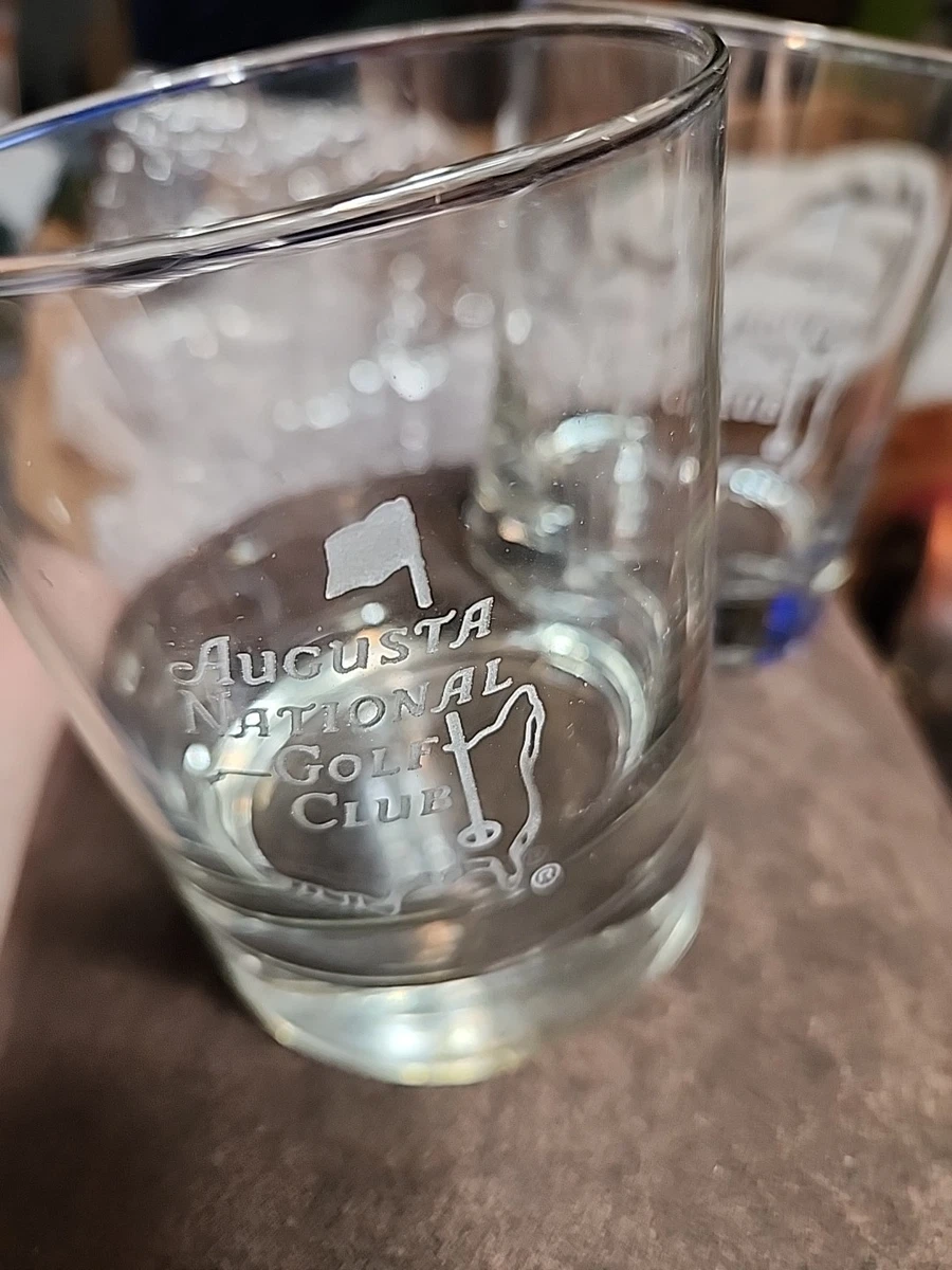 Just restocked this perennial favorite from my shop for the  Masters Golf Tournament Etched Crystal Shot Glass Heavy Bottom display picture 1