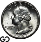 1947-S Washington Quarter, Lustrous Solid Gem BU++