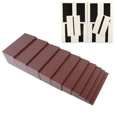 Montessori Brown Ladder Development Toys Teaching Aids Small