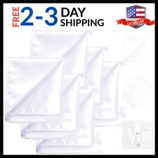 1PC/6PCS Satin Pocket Square Solid Color Handkerchief  Gift Box