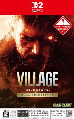 Capcom Resident Evil Village Z Version Gold Edition Switch 2 Game Pack