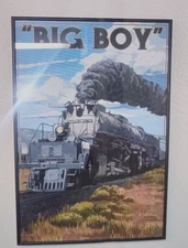 Rare, Framed, Classic, James Macfarlane Railroad Art Posters