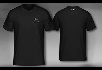 T-Shirt Black Bird Gr. M / XL Herren Schwarz